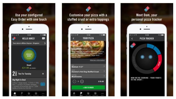 Dominos Pizza Restaurant App