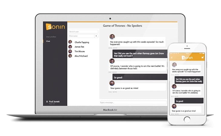 Sonin App Development real-time messaging apps