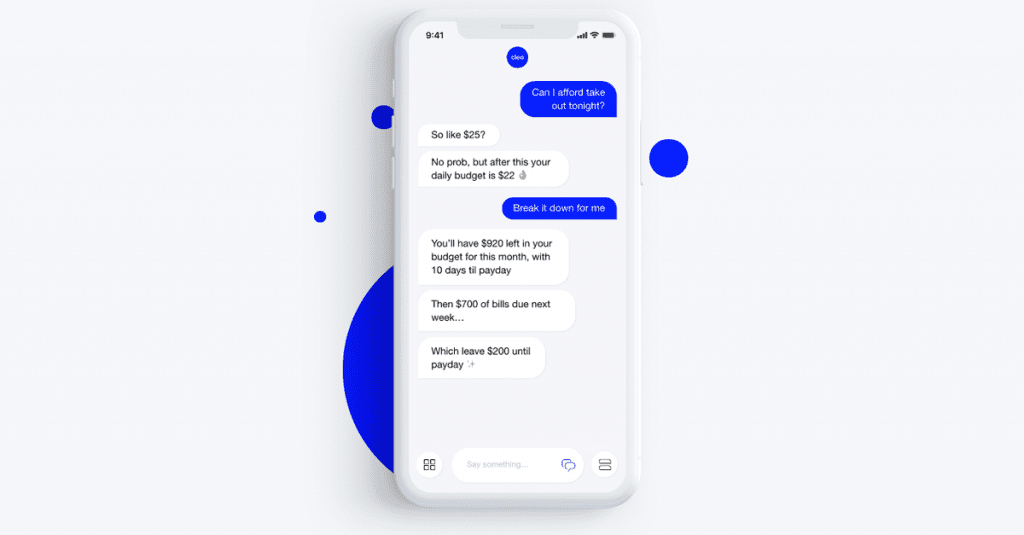 This Cleo chatbot uses Open Banking