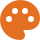 Paint palette icon for Sonin's value "We use creativity to drive value"