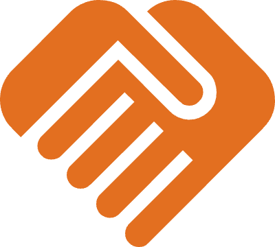 Handshake icon for Sonin's value "We're friendly, helpful and humble"
