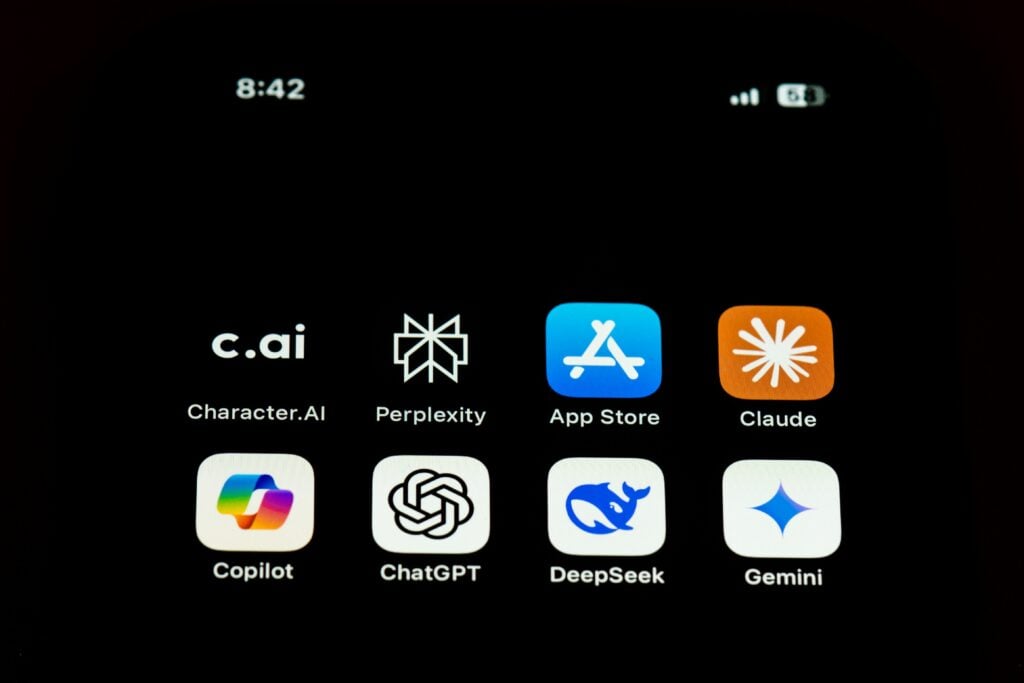 Phone home screen with AI assistant apps, unlocking new value in products