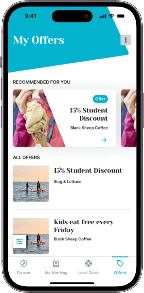MyWorthing app offers screen for local coastal businesses