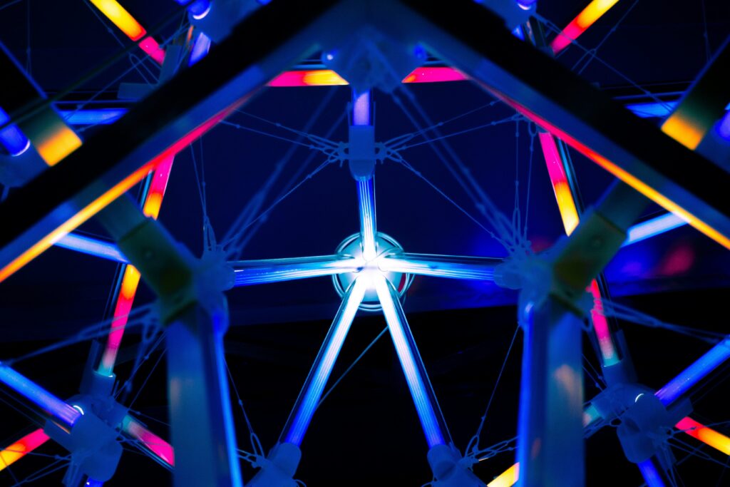 Abstract network structure, representing software architecture that may be holding you back